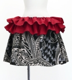 Tahitian Skirt with Kahiko Print / Black / G3233
