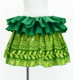 Tahitian Skirt with Leaf Print / Green / G3254