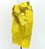 Hula Short Pareo / Hibiscus / Yellow / J3225-15