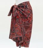 Hula Short Pareo / Kahiko & Moana / Red / J3225-17