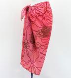 Hula Short Pareo / Lehua / Pink & Red / J3225-20