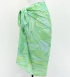 Hula Short Pareo / Ti Leaf / Turquoise Blue / J3225-24