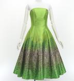 Hula Midi Dress with Monstera & Kahiko Print / Luxury Collection / J3257-4