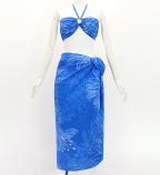 Koshibo Bra Top & Short Pareo / Lily / Blue / J3259-10