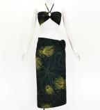 Koshibo Bra Top & Short Pareo / Lehua / Black / J3259-22