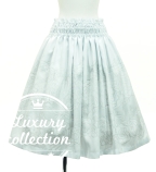Hula Shantung Pa'u Skirt with Lokelani / Luxury Collection / J3269-7