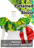 Custom Multi-way Frill Blouse with Shantung / JC139-pattern