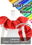 Custom Multi-way Frill Blouse with Shantung / JC139-solid