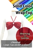 Custom Multi-way Wrap Top with Shantung or Koshibo / JC140-solid