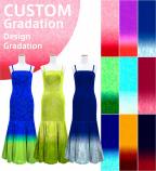 [Gradation]Custom Long Velvet Dress/ Design-Gradation / JC31-gradation-D