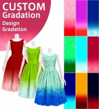 [Gradation]Custom Midi Dress/ Design-Gradation / JC50-gradation-D