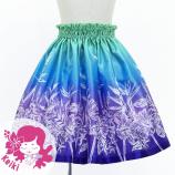 Hula Kids Shantung Pa'u Skirt with Hawaiian Flower Print / Luxury Collection / Jp173-7