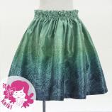 Hula Kids Shantung Pa'u Skirt with Naupaka & Kahiko Print / Luxury Collection / Jp195-7