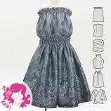 Hula Keiki Set-Up with Naupaka & Kahiko Print / Luxury Collection / Jp196-2