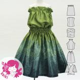 Hula Keiki Set-Up with Naupaka & Kahiko Print / Luxury Collection / Jp196-6