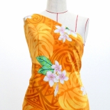 Hula Fabric / Kahiko & Plumeria / JKH-686-OR