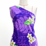 Hula Fabric / Kahiko & Plumeria / JKH-686-PU