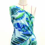 Hula Fabric / Hawaiian Leaf / JKH-698-BL