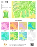 Hula Fabric Swatch / JKH-704