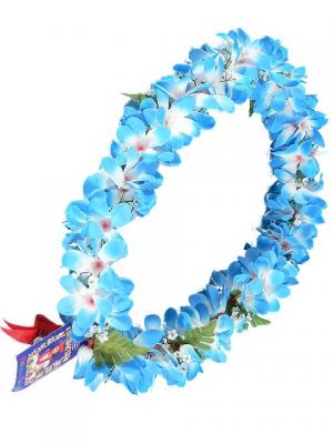Hula Lei / Pulumeria / Blue / J111bl