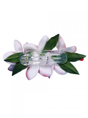 Hula Hair Clip / Pulumeria / Red and Yellow / J1347ry