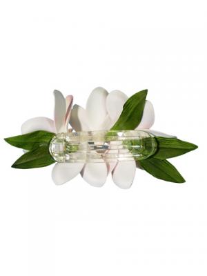 Hula Hair Clip / Pulumeria / Yellow and Pink / J1347ypi