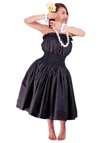 Hula Tube Top Blouse / Black / G1662b