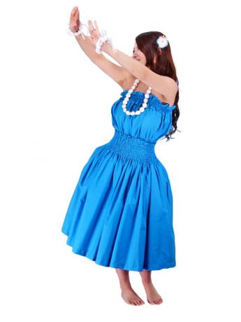 Hula Tube Top Blouse / Blue / G1662bl