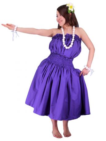 Hula Tube Top Blouse / Egg Plant / G1662ep