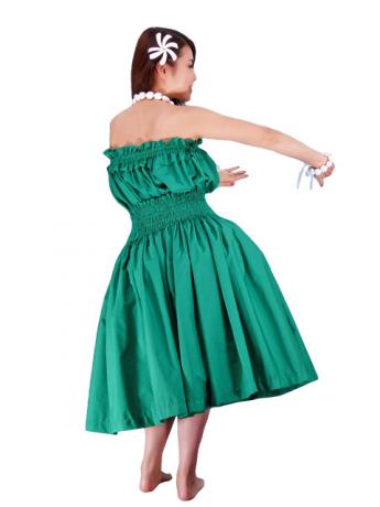 Hula Tube Top Blouse / Green / G1662g
