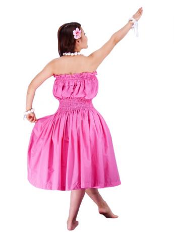 Hula Tube Top Blouse / Pink / G1662pi