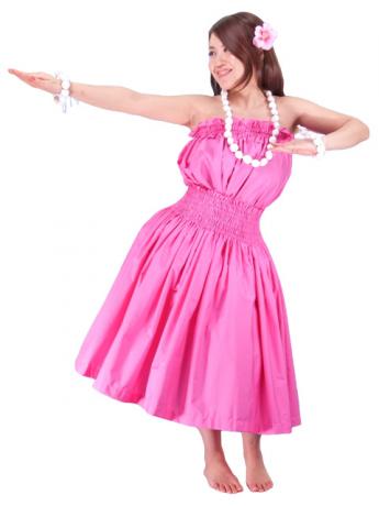 Hula Tube Top Blouse / Pink / G1662pi