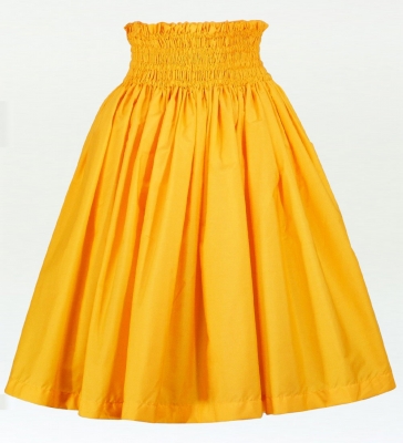 Hula Shirring Tube Top & Pa'u Skirt Set-Up / Yellow / G1670y