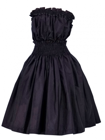 Hula Tube Top & Pa'u Skirt Set-Up / Black / G1668b