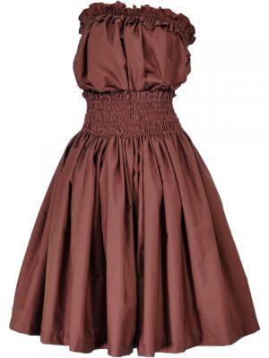 Hula Tube Top & Pa'u Skirt Set-Up / Brown / G1668br