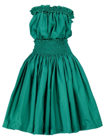 Hula Tube Top & Pa'u Skirt Set-Up / Green / G1668g