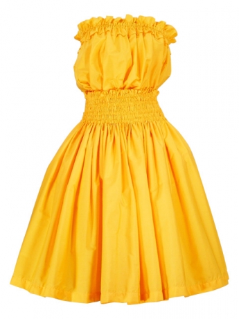 Hula Tube Top & Pa'u Skirt Set-Up / Yellow / G1668y