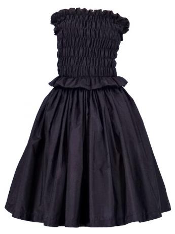 Hula Shirring Tube Top & Pa'u Skirt Set-Up / Black / G1670b