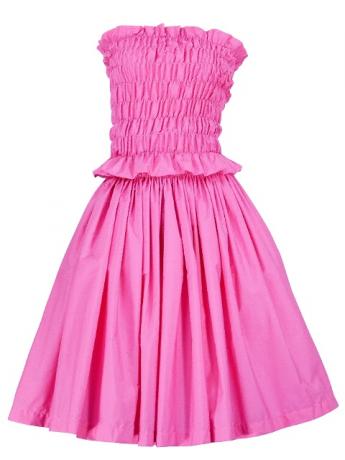 Hula Shirring Tube Top & Pa'u Skirt Set-Up / Pink / G1670pi