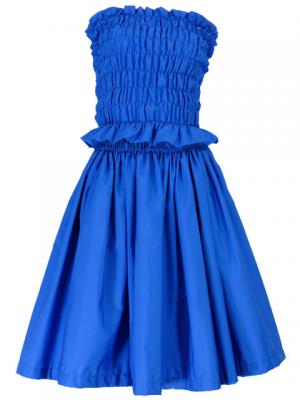 Hula Shirring Tube Top & Pa'u Skirt Set-Up / Royal Blue / G1670rb
