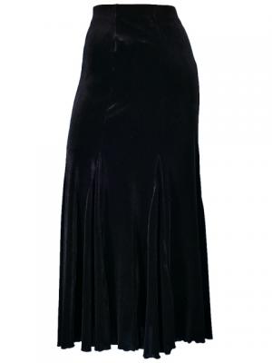 Hula Blouse & Skirt Set-Up with Velvet / Black / G1906ba