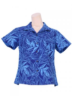 Hawaiian Shirt Women's / Blue / G1972bl