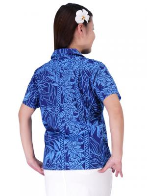 Hawaiian Shirt Women's / Blue / G1972bl