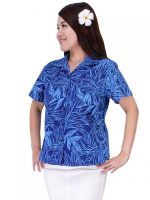 Hawaiian Shirt Women's / Blue / G1972bl