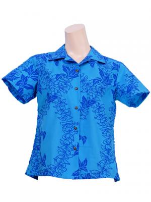 Hawaiian Shirt Women's / Blue / G1974bl