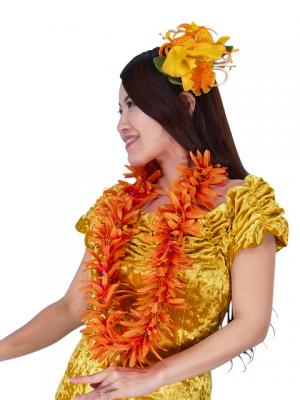 Hula Long Lei / Spider Lily / Orange / J1995o