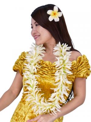 Hula Long Lei / Spider Lily / White / J1995w