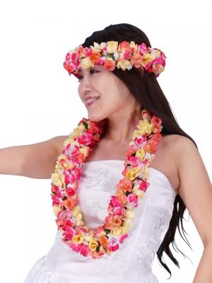 Hula Lei / Kapiolani / Pink and Cream / J1996pic