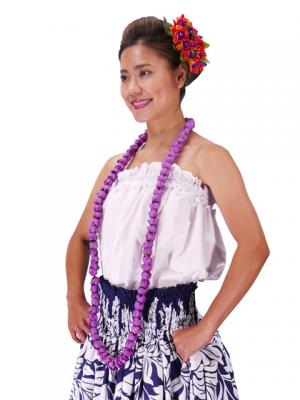 Hula Long Lei / Rosebud / Purple / J2010p
