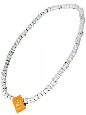 Hula Long Lei / Rosebud / White / J2010w